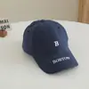 Comércio exterior novo boné de beisebol infantil primavera e verão moda letra B boné transfronteiriço novo chapéu de bebê atacado
