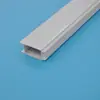 Extrusión de Plástico Blanco Material Especial de PVC Canaleta para Cables Canaleta en Forma de U Canaleta de Plástico Canaleta en Forma de U Plástico Extruido ABS Pantalla de Lámpara Acrílica