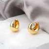 Pendientes de Aro Retro de Alta Gama Estilo Francés para Mujer, Pendientes de Aro Lisos Simples Versátiles, Accesorios de Aro de Moda para Caras Cuadradas y Redondas
