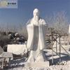 Talla de piedra Jade Hanbai Confucio personaje histórico busto de mármol estatua de piedra de Confucio escultura de celebridad adornos se pueden formular
