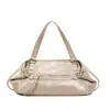 2026 Novo Modelo Bolsa de Ombro Feminina Cor Sólida de Couro PU Wax Korean Niche Bolsa Tote de Grande Capacidade Bolsa Transversal Macia Atacado