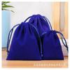 Bolsa de veludo com borda dourada, bolsa de presente, bolsa para joias, bolsa de embalagem para joias, bolsa com cordão para as mãos, brinquedo, bolsa de bênção de veludo Jinkou