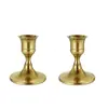 Portavelas Retro Transfronterizo Estilo Europeo Creativo Forma de Campana Base para Velas Lujo Ligero Estilo Nórdico Arte de Hierro Metálico Portavelas