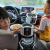 Olla Arrocera para Coche 24V para Camiones Grandes, 12V para Furgonetas, Olla Eléctrica Multifuncional, Mini Arrocera Pequeña, Lote Pequeño