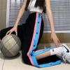 Pantalones Rectos de Pecho Lleno para Mujer Verano Tendencia Calle Alta Segunda Rebaja Baloncesto Delgados Sueltos Entrenamiento Pantalones de Pierna Ancha