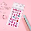 Creativas Pegatinas 3D de Perlas, Cristal y Diamantes para Journaling, Creación de Tarjetas, Empaquetado, Maquillaje de Ojos para Niños y Niñas, Decoración Facial y Pegatinas Decorativas
