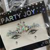 PARTYJOY Parche Facial Eléctrico Parche para Cejas Parche Facial Taladro de Resina Taladro de Carnaval Parche de Taladro para Carnaval Parche Facial Decorativo de Taladro para Mascarada