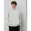 Suéter japonés de manga larga artístico y a la moda estilo Harajuku, con un diseño relajado y minimalista, perfecto para crear un look chic y versátil sin esfuerzo.