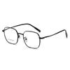 Gafas de montura de titanio ultraligeras 98608 caja pequeña 49 temperamento femenino versátiles masculino retro estudiantes de arte gafas para el día a día