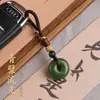 Nova Alça de Celular Estilo Chinês Pingente de Celular Chaveiro Pequeno Pingente Charme de Bolsa Estilo Chinês Sensação de Alto Padrão Ornamentos Culturais e Criativos