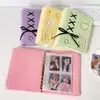 Álbum de Fotos de Peluche con Cinta Estilo Ballet Álbum de Almacenamiento de Hojas Sueltas Álbum de Tarjetas de Ídolos Femeninos Álbum de Fotos de Ídolos Álbum Conmemorativo Polaroid