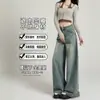 Jeans Retrô Versão A Perna Larga para Mulheres 2025 Verão Novo Pera Solto Estilo Bf Preguiçoso Calças de Perna Reta