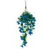 Flor de Simulación Malla 45 Adorno Colgante Celebración de Boda Exterior Adorno Colgante de Flor de Seda Simulación de Gloria de la Mañana Flor de Simulación Venta al por Mayor Hecho a Mano