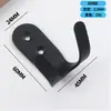 Gancho de Ropa de Acero Inoxidable para Puerta de Baño, Gancho Perchero, Gancho Individual para Partición, Gancho de Ropa Montado en Pared para Baño