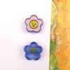 Dibujos Animados Lindo Cuentas Hecho a Mano DIY Cadena para Teléfono Móvil Joyería Colgante Cuentas Sueltas Agujero Recto Punto Aceite Cuentas Oso Flor Japonesas y Coreanas