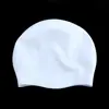 Ventas Directas de Fábrica Gorro Adulto Sin Costuras de Alta Elasticidad Personalizado Gorro de Natación de Silicona Ecológico Gorro de Natación Impermeable Antideslizante