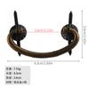 Jingmao -322 bronce antiguo pequeño sol cajón anillo de alambre de hierro largo manija de cajón accesorios