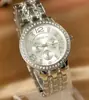 Relógio de Liga de Diamante Icelva Geneva Mais Vendido Feminino Três Olhos Dupla Face Masculino Negócios Pulseira de Aço Fabricante