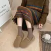 Nuevos Mocasines de Lana de Cordero para Mujer Otoño/Invierno 2026, Calzado para Exteriores, Estampado de Leopardo Retro, Forro de Felpa, Cálidos, sin Cordones, Suela Plana, Zapatos de Algodón