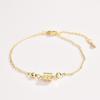 Librito Rojo Luz Lujo Moda Pulsera de Verano Oro 18K Seiko CNC Faceta Mismo Estilo Pulsera Pequeña Cintura de Hombre para Mujer