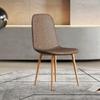 Silla de Comedor para Uso Doméstico, Anti-Arañazos de Gato, Lujo Ligero, Diseño Simple, Silla de Oficina, Silla con Respaldo, Taburete de Restaurante, Venta al por Mayor de Fábrica