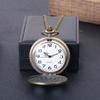 AliExpress reloj de bolsillo de bronce nostálgico de ojos grandes y boca grande reloj de cuarzo de calavera una generación de 8886