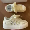 Tênis de cadarço de nicho de alta moda estilo coreano para mulheres, novo modelo primavera-verão 2026, mocassins estudantis emagrecedores e versáteis