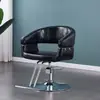 Cadeira profissional para salão de cabeleireiro, simples e multifuncional, cadeira giratória para corte de cabelo, cadeira profissional durável para corte de cabelo