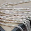 Bestseller de comercio electrónico transfronterizo: Cuentas planas de 7 mm, cuentas con forma de bollo, perlas de agua dulce naturales, cuentas de ábaco - Materiales para joyería artesanal DIY