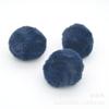 Bola de pelo artificial de 45 mm bola de pelo cosida a mano accesorios populares para joyería accesorios DIY material para pendientes