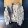 Jaqueta de Couro PU Tie-Dye Estilo Americano, Masculina de Inverno com Forro de Lã Espessada Quente Gola Alta à Prova de Frio Jaqueta de Motociclista Casaco de Algodão