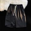 Fábrica direta waffle esportes lazer terno masculino verão manga curta shorts meninos cool bonito usar um conjunto