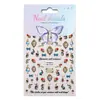 Pegatinas para Uñas de Alicia en el País de las Maravillas 5D en Relieve Tridimensional Conejo Retro Calcomanías de Uñas Adornos Estilo Original Aa