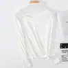 Nueva Camiseta Básica de Mujer Otoño/Invierno 2026, Se Puede Usar como Ropa Exterior, Cuello Semi Alto, Camiseta con Calados al Frente, Top Adelgazante de Manga Larga