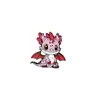 Broche Metálico de Dragão de Desenho Animado Insígnia de Anime Fofa Acessório Personalizado Criativo Decoração Versátil da Moda Transfronteiriço