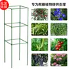 Jaula para Tomates de Jardín, Varilla de Soporte Cuadrada de Fibra de Vidrio para Plantas de Tomate, Poste Torre para Plantas, Enrejado para Pepinos