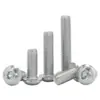 Tornillo de Acero Inoxidable 304 Cabeza Semicircular Socket Hexagonal 201 Perno Cabeza Plana Socket Hexagonal Tornillo Botón Cabeza Redonda Venta al por Mayor