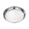 Bandeja de Acero Inoxidable para Cocinar al Vapor para Wok, Cesta Redonda para Cocinar al Vapor para Panes al Vapor y Dumplings, Bandeja de Vapor Engrosada y Profundizada para Uso Doméstico, Vaporera Separadora de Agua