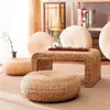 Esterilla de Junco Tejido Cojín de Piso Japonés Taburete para Persona Perezosa Ratán Esterilla de Tatami Esterilla para Práctica de Meditación Zen Hierba de Adoración al Piso