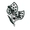 Broche Feminino Retro Fashion Calla Lily Vazado com Pedrarias Niche High-End para Cardigan Jaqueta