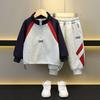 Traje Deportivo para Niños Primavera y Otoño 2025 Ropa Nueva para Niños Niño Guapo Bebé Sudadera de Otoño Conjunto de Dos Piezas