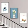 Pintura colgante para sala de estar Pintura decorativa para entrada de escalera Tríptico colgante moderno y simple para pasillo Pintura de pared para entrada de sala de estar y pasillo