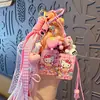 Llavero Creativo Hecho a Mano DIY con Cuaderno de Cuentas Serie Miu Colgante para Bolso Llavero de Pareja Pequeños Accesorios Colgantes