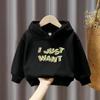 Sudadera Fina con Capucha Nueva y Elegante para Primavera y Otoño Ropa Versátil para Niños Unisex Manga Larga Top Moderno