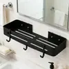 Prateleira de armazenamento para banheiro, prateleira triangular, prateleira de armazenamento de parede para vaso sanitário/lavatório, montada na parede sem perfuração.