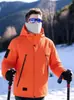 Jaqueta Outdoor de Grande Nome 2025 Três-Em-Um Destacável Ciclismo Viagem Impermeável Jaqueta Masculina e Feminina Forrada com Lã