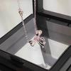Collar de Lazo Dulce de Honor of Kings para Mujer, Nuevo Diseño de Nicho con Sensación de Alta Gama, Cadena para Clavícula
