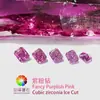 Diamante de color Zircón Raydean Circonita Cúbica Papalacha T-03 gema suelta CORTE ICE