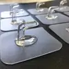 Gancho de chifre transparente forte sem marca sem pregos sem perfuração para banheiro cozinha pendurar roupas gancho adesivo atacado