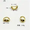 Estilo de lujo ligero, hebilla de cinturón de metal con forma única, serie oceánica, hebilla irregular, decoración para trajes de baño y ropa, accesorios de metal